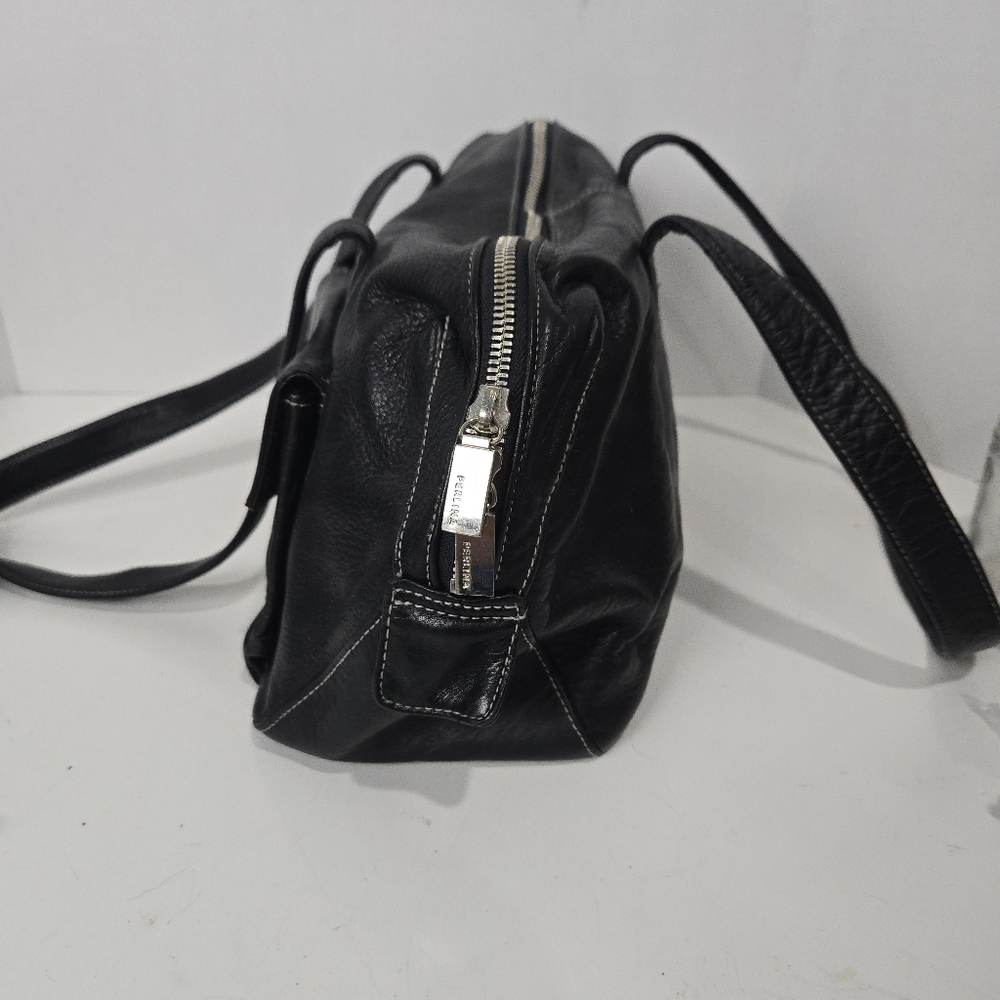 Perlina Black Leather Purse - Picture 5 of 14